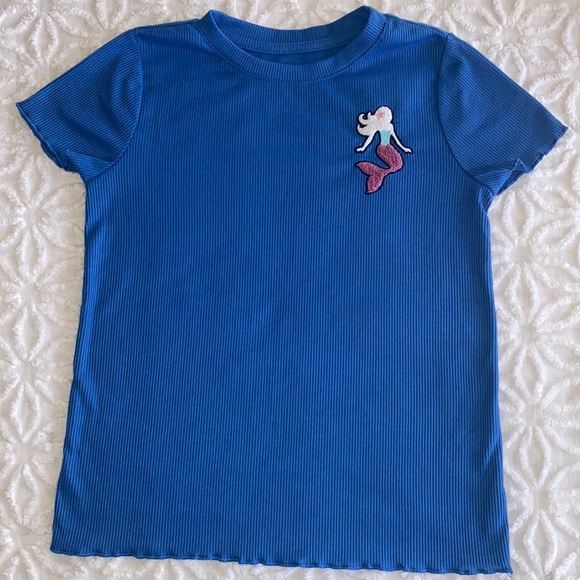 🌸NWOT- SO girls mermaid short sleeved tee shirt - Picture 1 of 3
